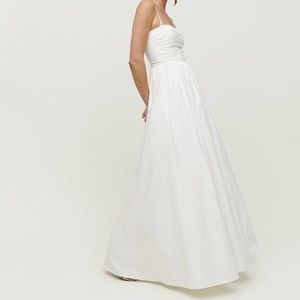Reformation / white maxi gown / 4